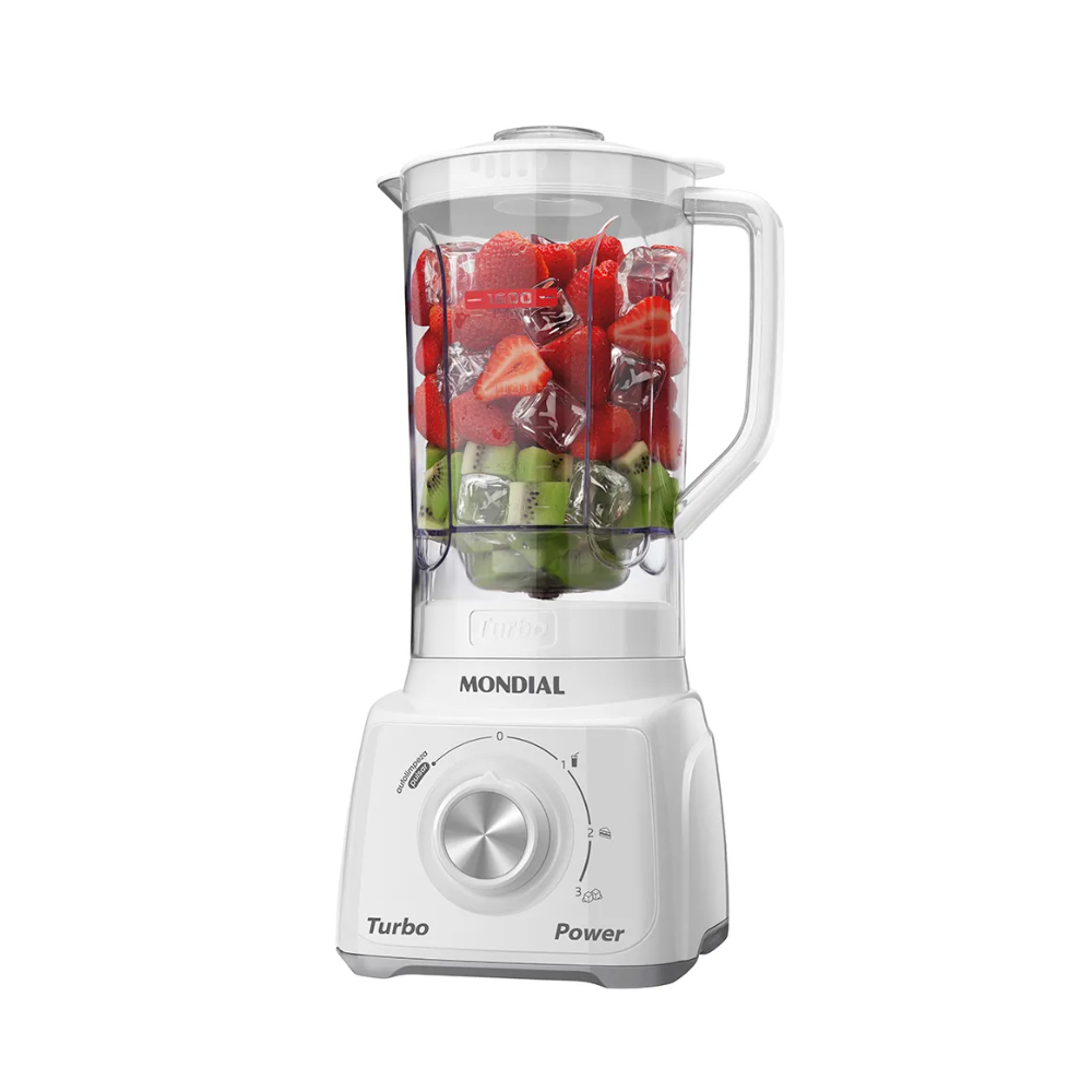 Liquidificador Mondial Turbo Power L99-fr 3 Velocidades 550W Liquidificador Mondial Turbo Power L99-fr 3 Velocidades 550W